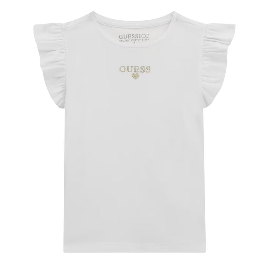 Ss T-shirt With Frills t-shirt manica corta da bambina Guess Kids | K5RI26/K6YW4G011
